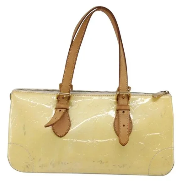 LOUIS VUITTON Monogram Vernis Rosewood Avenue Hand Bag Perle M93508 Auth hk3143 - Picture 3 of 16